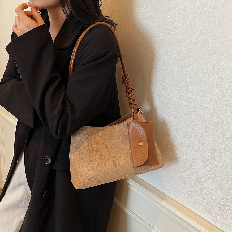 2025 new women's velvet bread large capacity women's crossbody bag luxury bag armpit bag handbag designer bag wallet shoulder bag