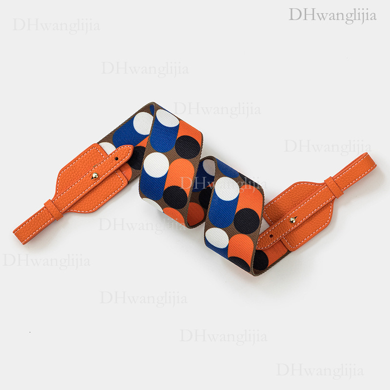 DH Luggage Accessories New Polka Dot Print Suitable for H Brand Lindy Evelyn Basket Bag Shoulder Strap