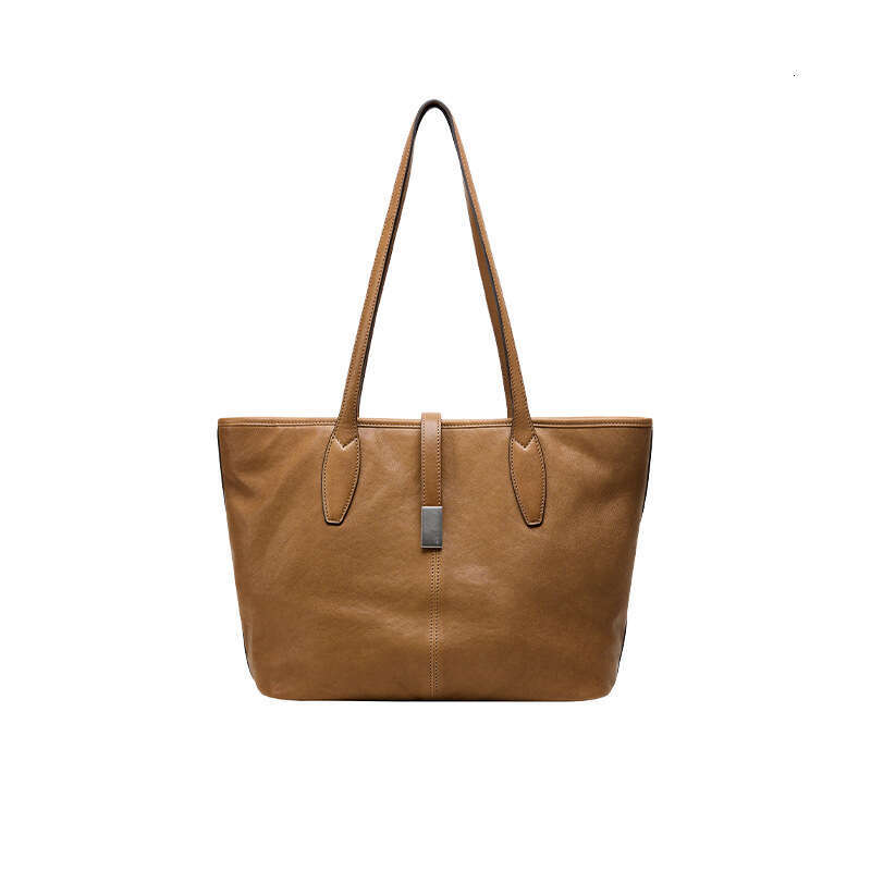 designer bag Luxury bag Vegetable-Tanned Sheepskin Tote Bag for Women, Large Capacity Commuter Genuine Leather Casual Shoulder Bag, New Model