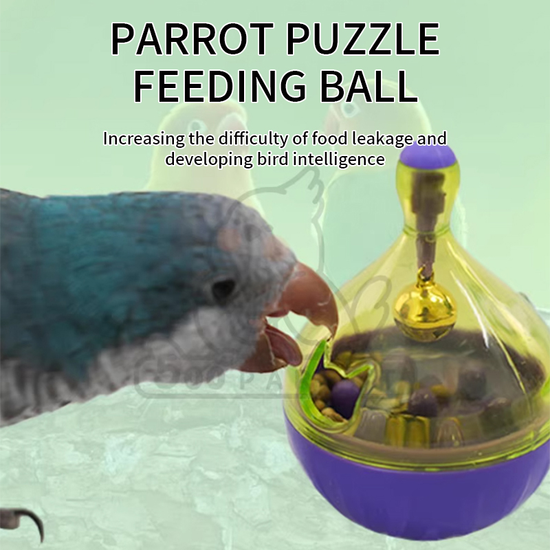 Parrot puzzle foraging toy bumblebee leaking food gnawing on balls developing intelligence Xuan Feng Xiao Tai Kai Ke relieving boredom