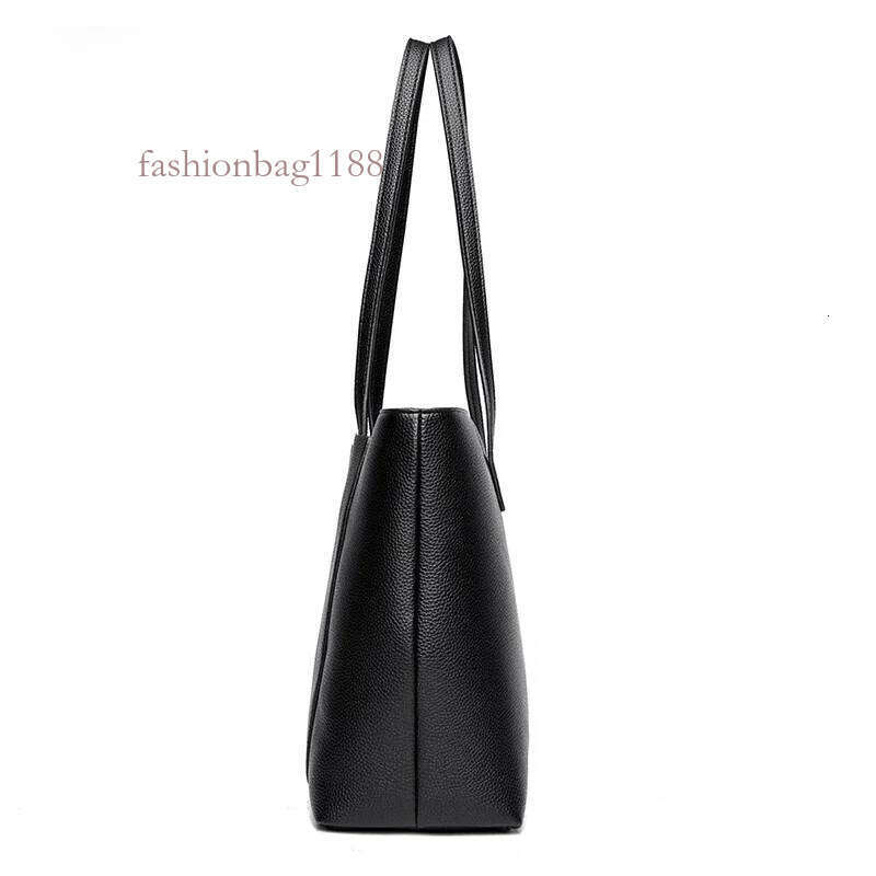 Solid Color Handbag Designer HIgh Quality Leather Shoulder Bags for Women 2024 High Capacity Shopping Tote Bag