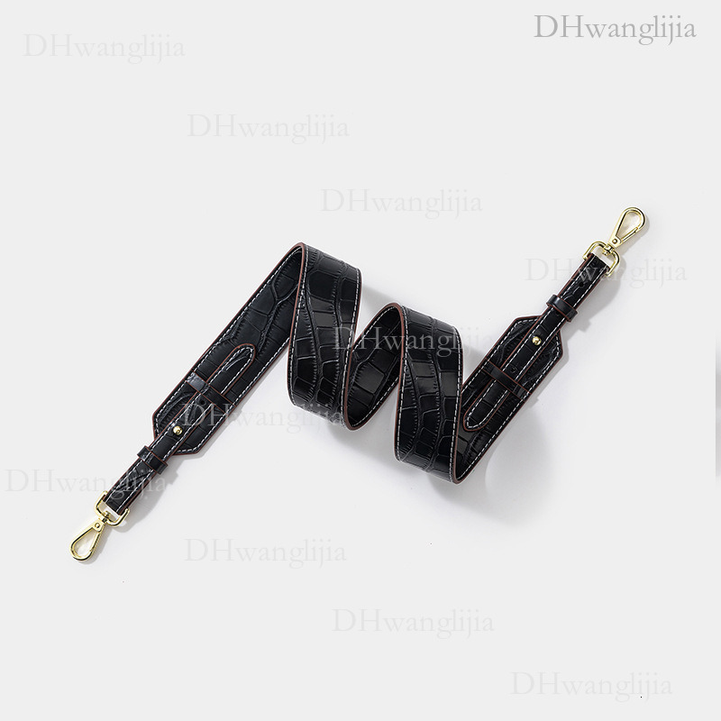 DH Luggage Accessories Trendy Crocodile Pattern Wide Universal Adjustable Length Single Shoulder Crossbody Bag Replacement Strap