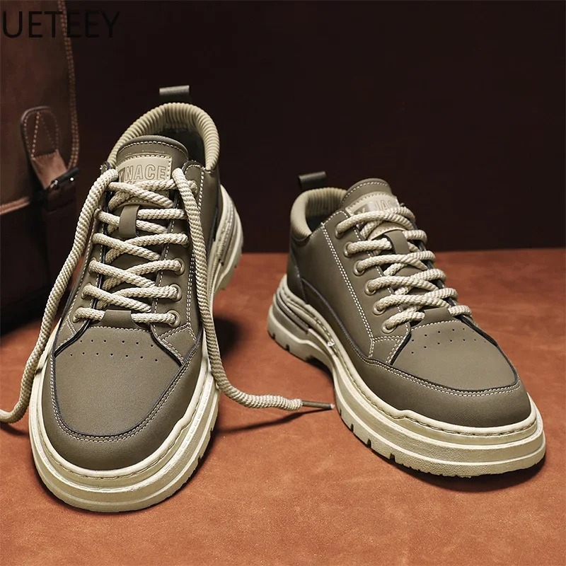 Trendsetting Mens Weatherproof Sneakers Perfect Everyday Outdoor Shoes Booties for Men Winter Boots Safety Shoe Man Trendy All-match