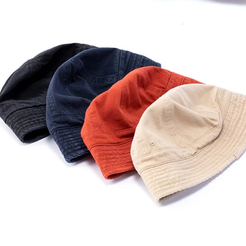 Japanese Shortbrimmed Bucket Hats Women Summer Big Size 60cm Sun Hat Men Sunscreen Bob Cap Korean Versatile Fisherman Caps 250919