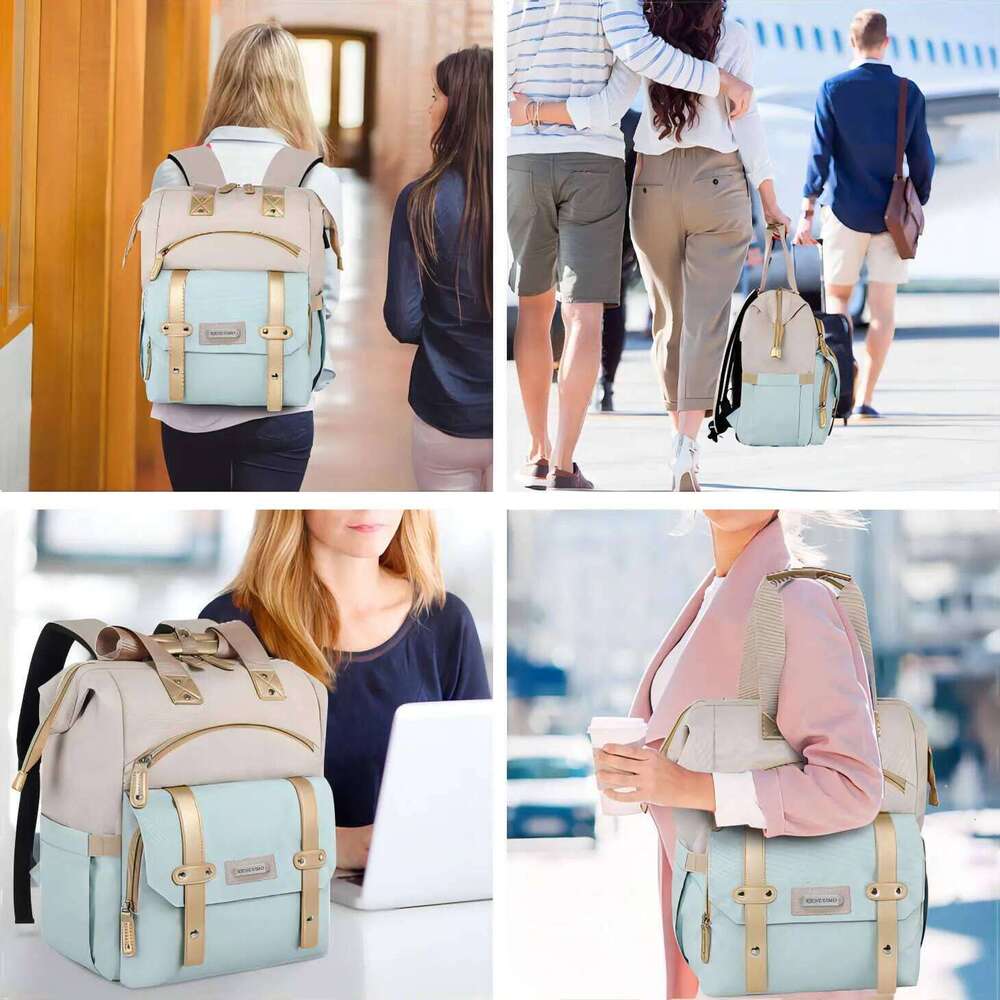 Women's Laptop Backpack for 15.6 inch Laptop,Doctor Teacher Nurse College School Travel Bag