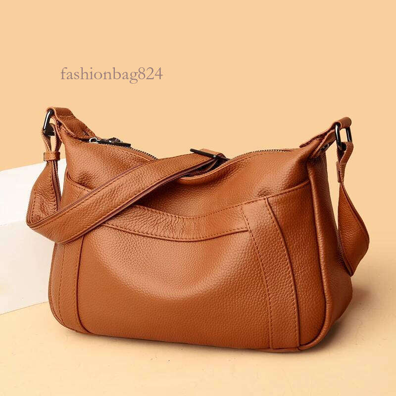 Quality Genuine Leather Women Shoulder Designer High Capacity Handbag Travel Hand Female Large Messenger Bag