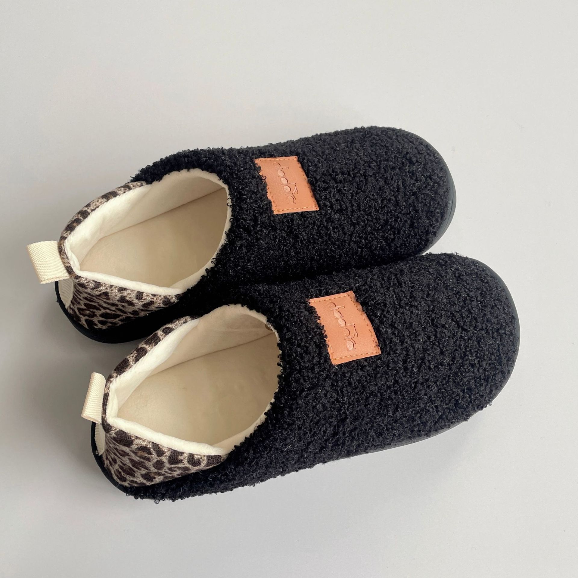 Autumn Winter Teddy Fleece Four Seasons Indoor and Outdoor Dual-Wear Maternity Cotton Elderly Shoes Men's Slippers ddmymarket