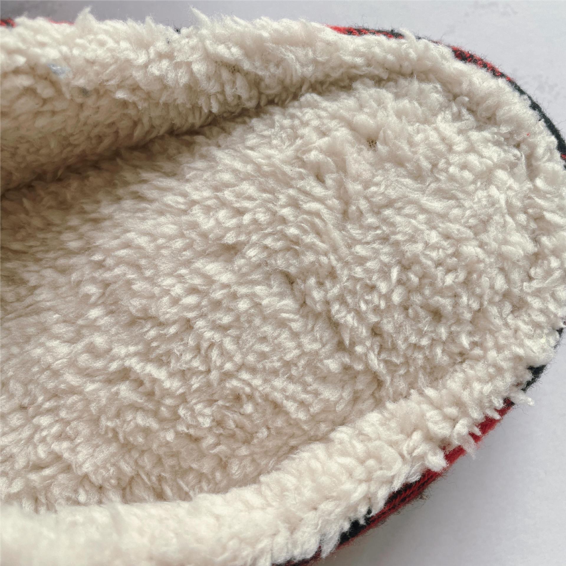 Japanese Style Warm Autumn Winter Silent Home Women Wooden Floor Soft Sole Indoor Non-Slip Quiet Cotton Slippers for Men Machine Washable ddmymarket