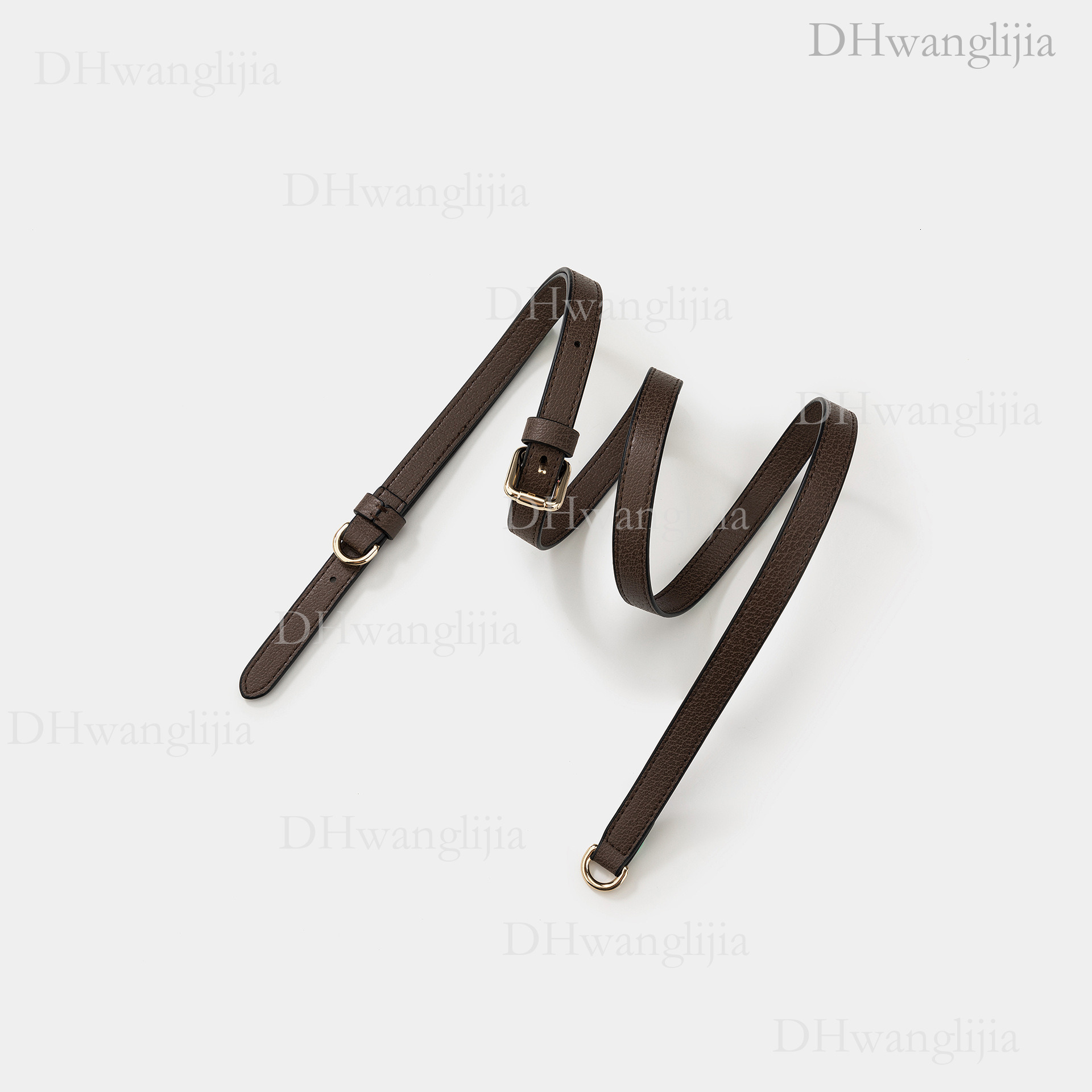 DH Luggage Accessories Suitable for G Brand Shell Round Cake Replacement with Crossbody Bag Pigskin Pattern Tall Long Shoulder Strap