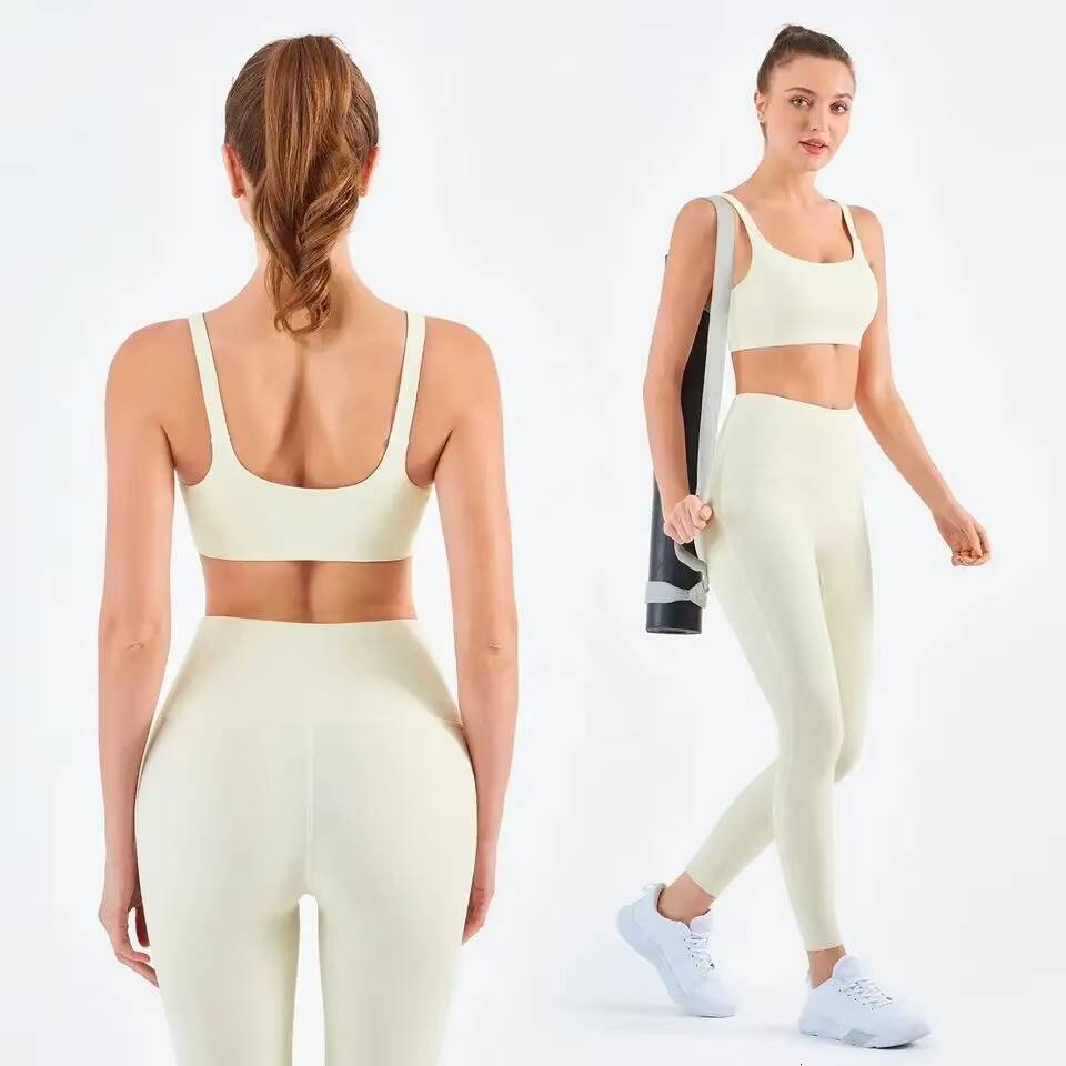 Yoga Set 4 Piece Sports Suit Female Workout Clothes Sports Bra High Waist Gym Shorts Running Women Sportswear