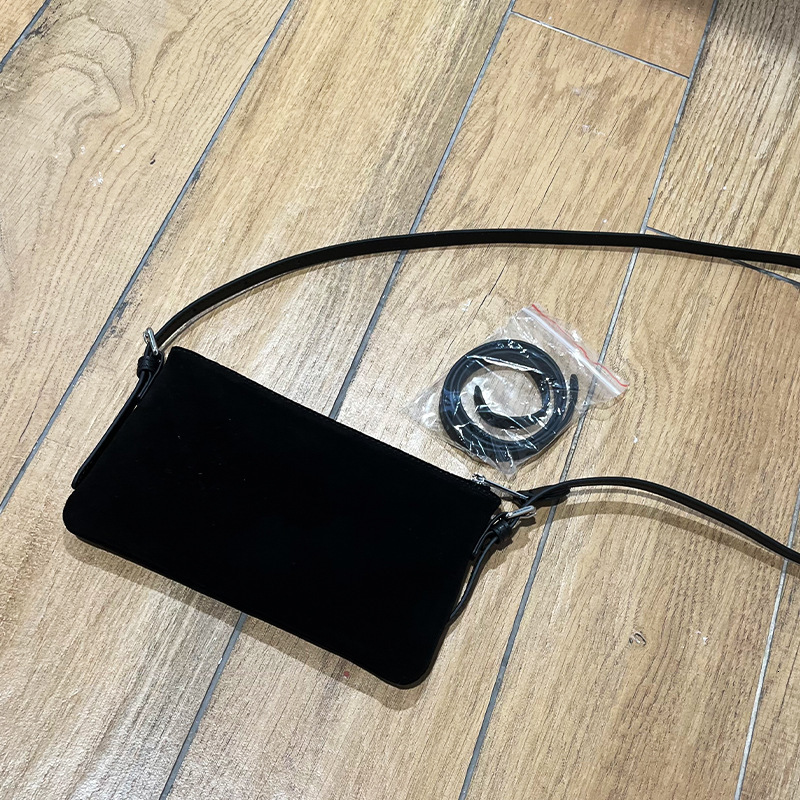 2025 new fashionable leopard print suede retro handbag designer crossbody bag