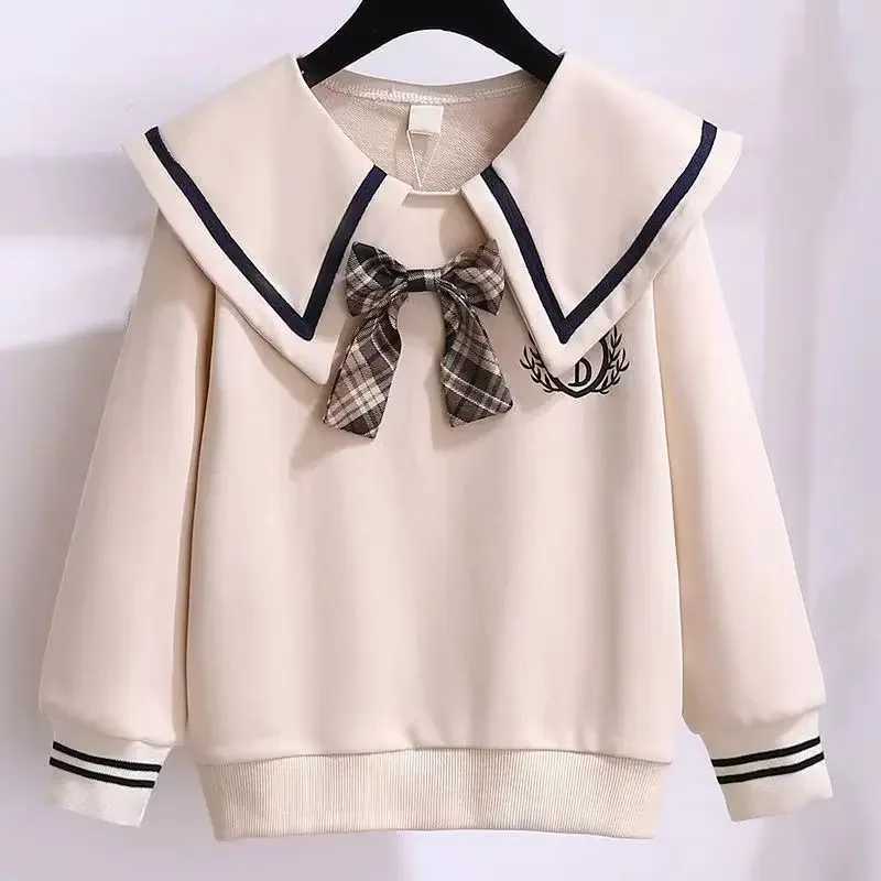 Sets For Girls School Uniform Twinset Children Costume Kids Suit Preppy Tops Skirt Clothes For Teenagers 6 8 9 10 12 14 Years L250926P219