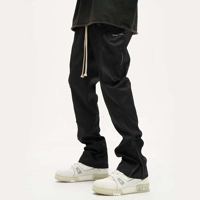 American Multi-Pocket Cargo Unisex Loose Straight High Street Trendy Brand Ins Functional Style Casual Long Pants B5