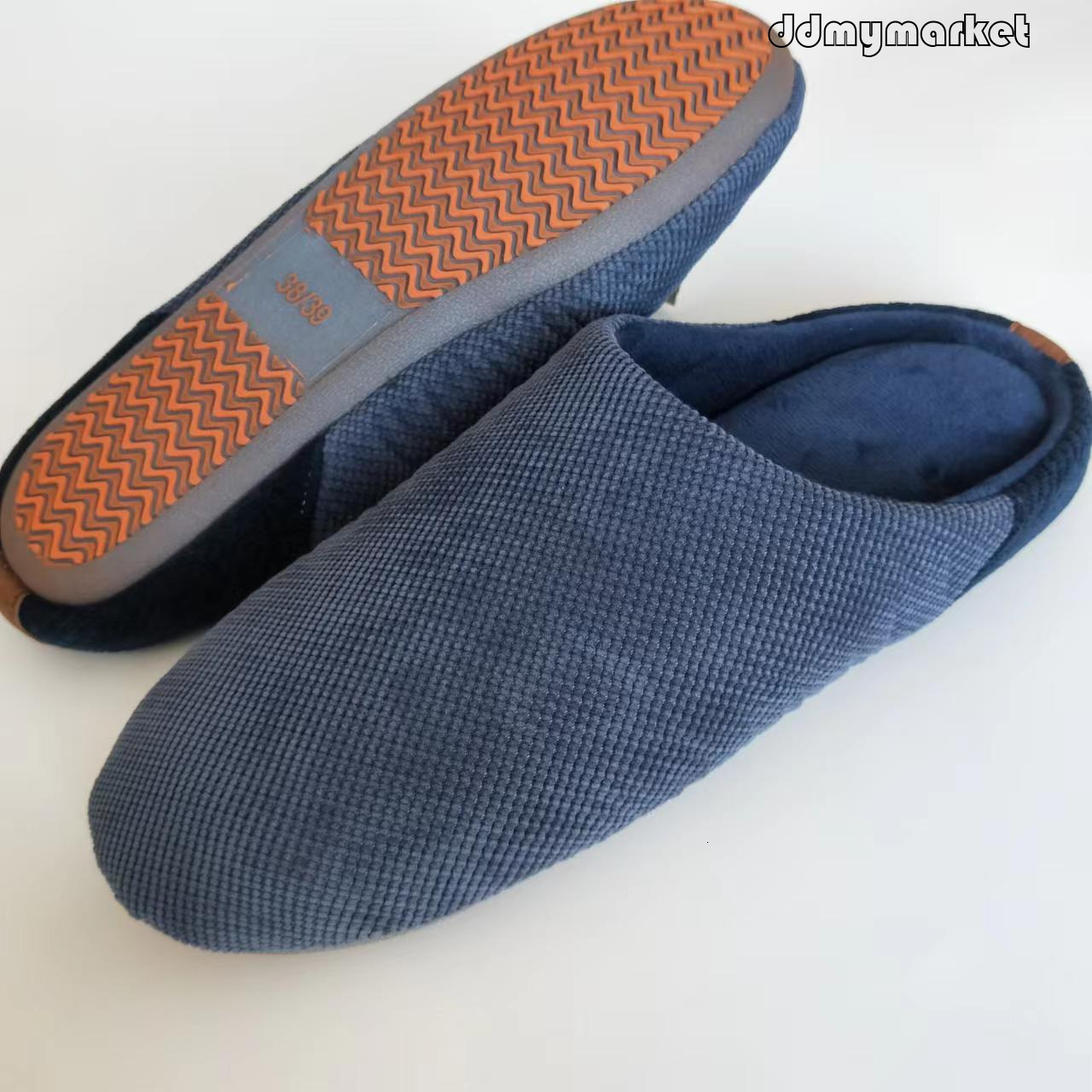 Non-Slip Sole Silent Heightened Thickened Home Cotton Slippers ddmymarket