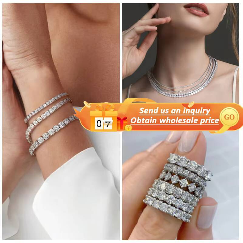 SB133 RINNTIN Jewelry Wholesale 925 Sterling Silver 3mm Bezel Setting Cubic Zirconia CZ Tennis Bracelet