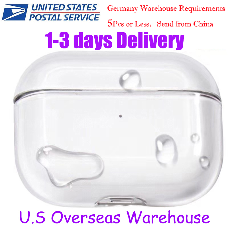 USA Stock For Apple AirPods 4 AirPods pro 2 Headphone Accessories Silicone Protective Headphone Cover silicone case Headphone TPU Case