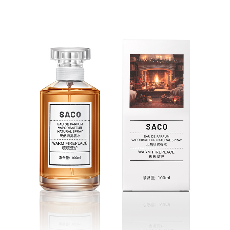 Designer Perfume Warm Fireplace Men's and Women's Perfume Floral and Fruit Fragrance Long-lasting Fragrance Light Fragrance Fresh and Natura