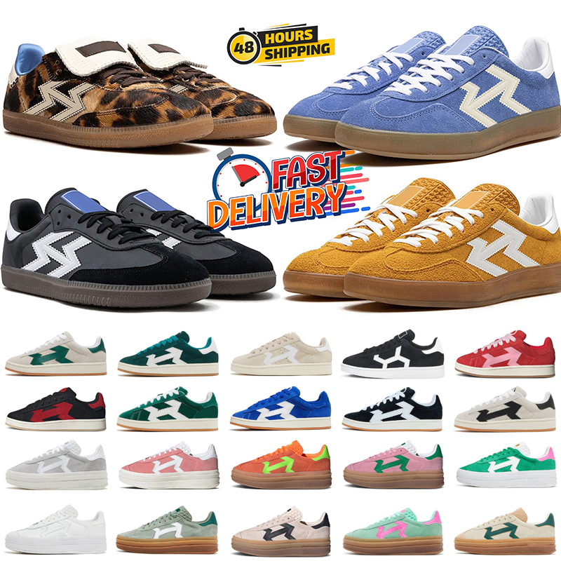 Designer Leopard running shoes sneakers for mens womens platform black white Gum Outdoor trainers chaussures schoenen 36-45