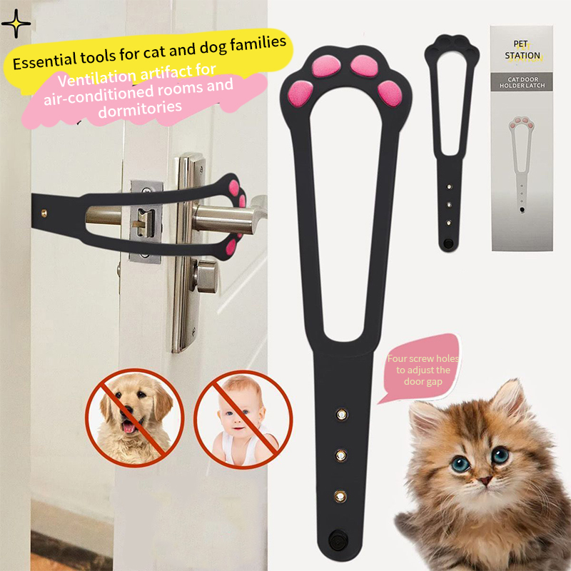 Cat door opener cat dog door opener extended and free access to bedroom blocking door ventilation pet specific