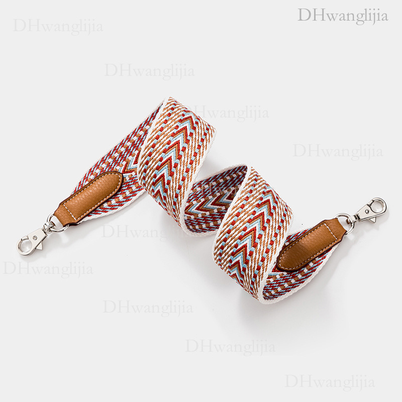DH Luggage Accessories DH Luggage Accessories Suitable for Fengkaili Vegetable Basket Evelyn Bag, Wide Shoulder Strap Replacement, Woven Bag Strap, Tr