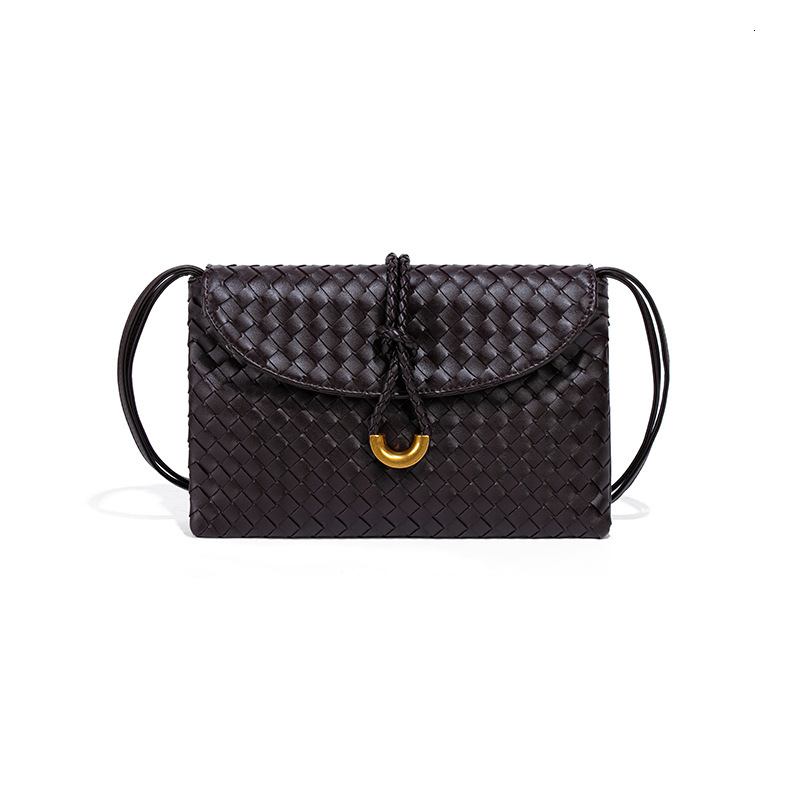 New Women's Liberta Woven Clutch Evening Shoulder Crossbody Envelope Bag