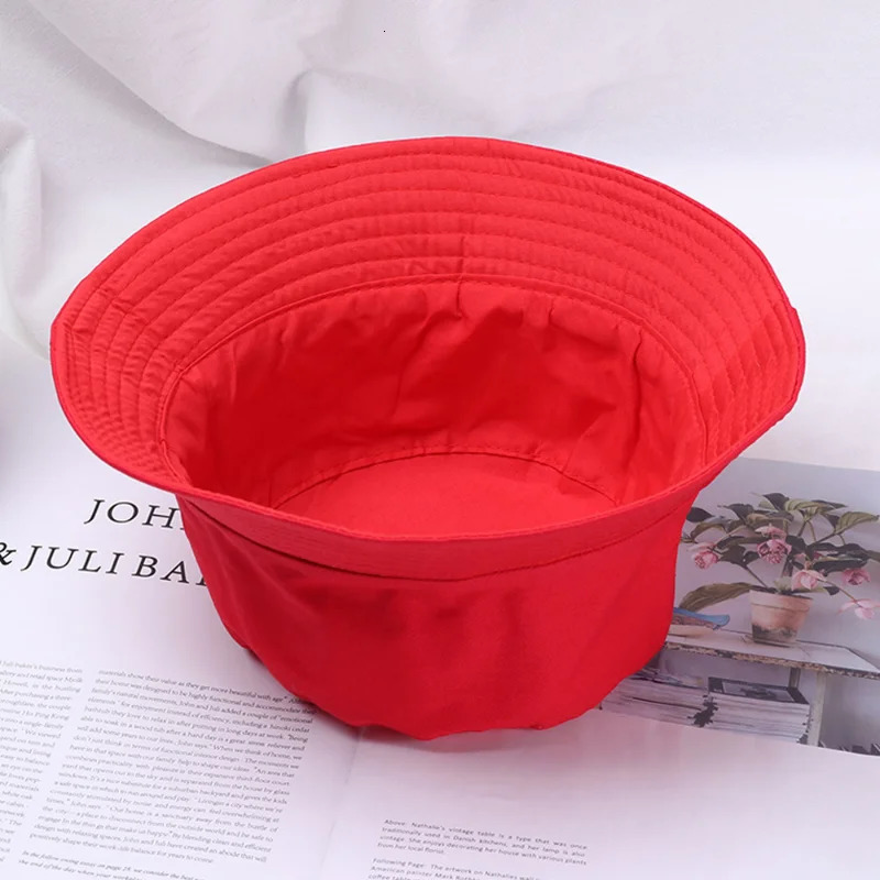 Summer Foldable Bucket Hat Unisex Outdoor Sunscreen Cotton Fishing Hunting Cap Men Basin Chapeau Sun Prevent Hats for Women 250919