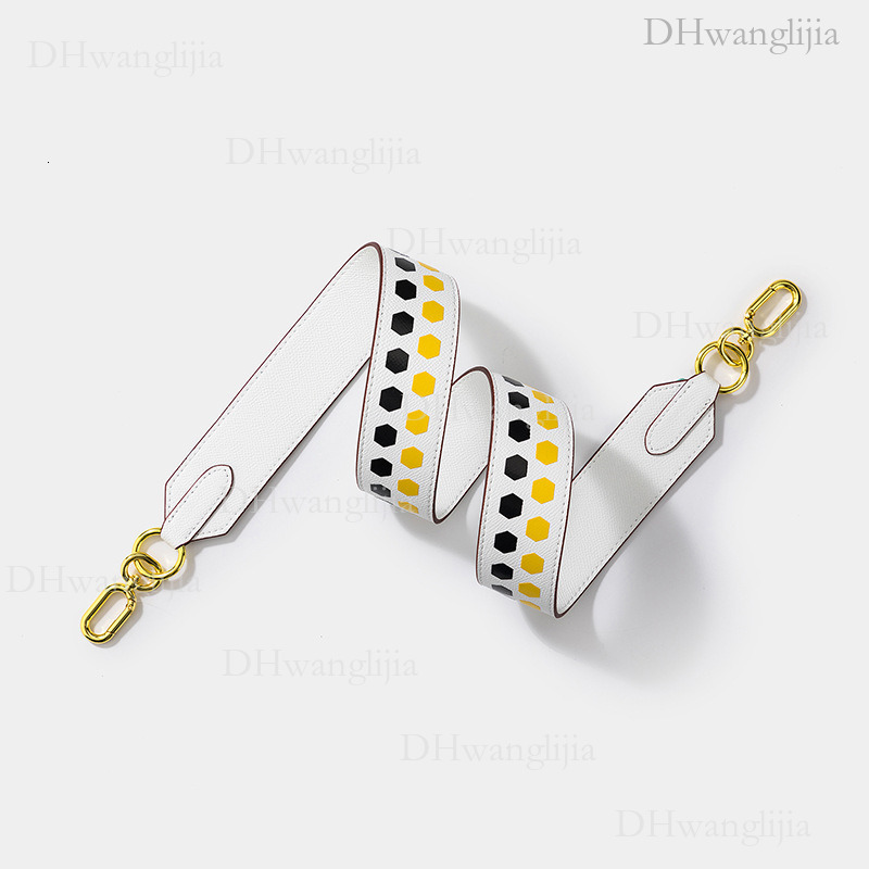 DH Luggage Accessories Women's Same Polka Dot Print Palm Pattern Shoulder Kelly Evelyn Modified Bag Wide Strap Light Luxury Style