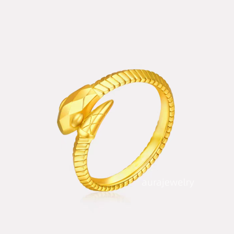 Designer ring Gold Color Adjustable Ring with Zircon Stone for Women Wedding Rings Engagement Fashion Jewelry High-end gifts