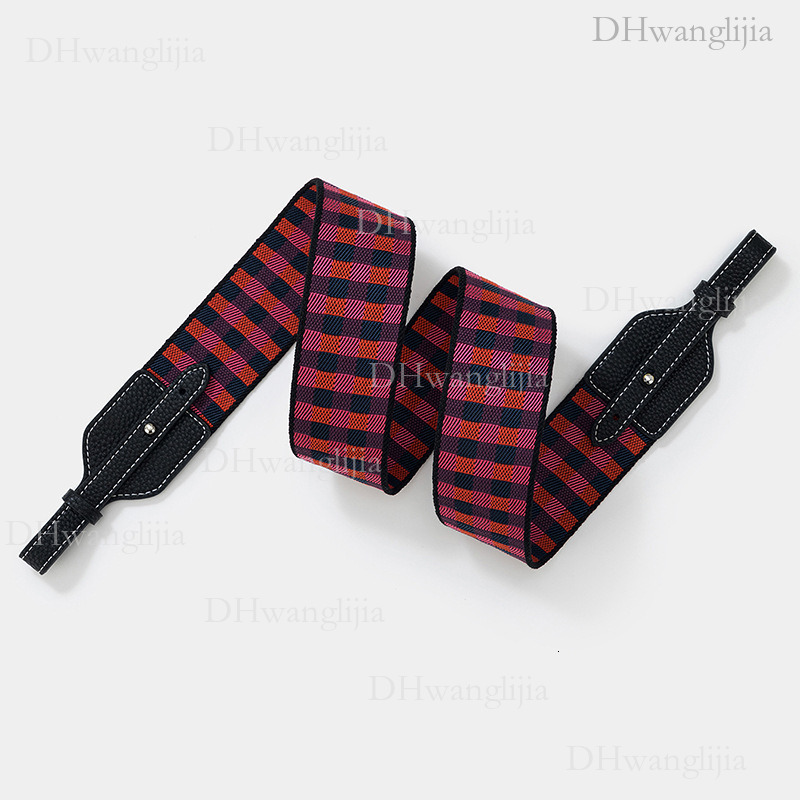 DH Luggage Accessories Acrylic Plaid Shoulder for Evelyn Lindy Basket Bag, Pig Nose Bag Replacement Strap