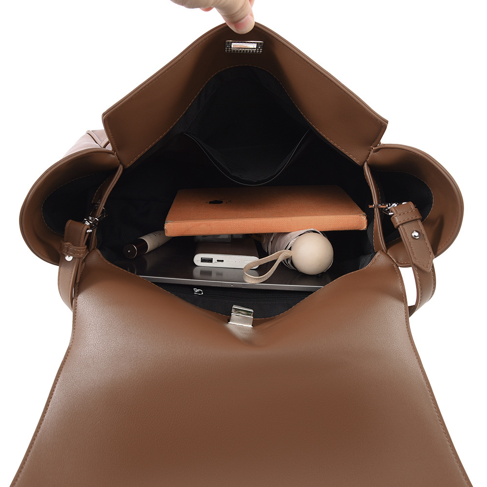 Handbag Fashion Light Luxury Women s Bag New Large Capacity Commuter Women s Shoulder Bag Simple Retro Handbag Designer Bag Luxury bag Designer Bag