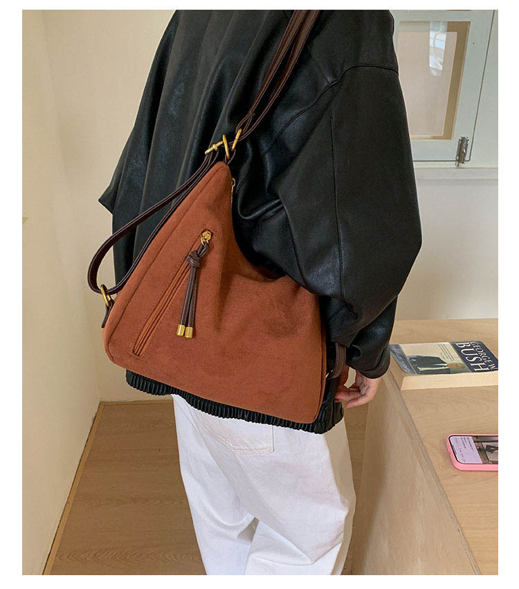 Fashion handbag large capacity fashionable trendy simple Japanese and Korean casual bag women s shoulder bag backpack designer bag Luxury bag Designer