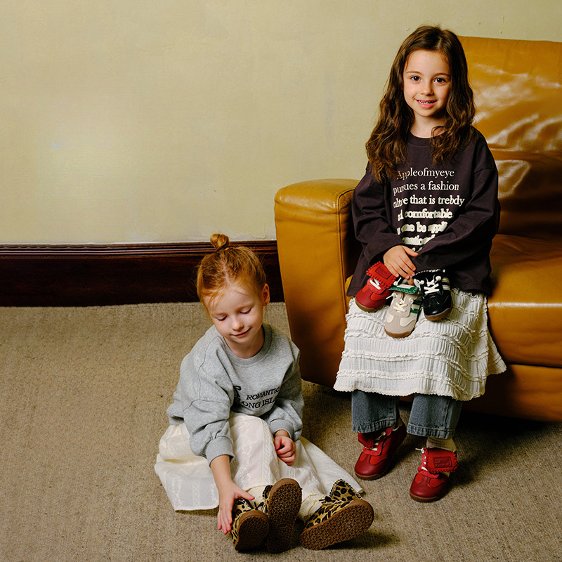 New trendy children's sports shoes, girls' training shoes, spring and autumn kindergarten baby Forrest Gump shoes, fashionable versatile sho