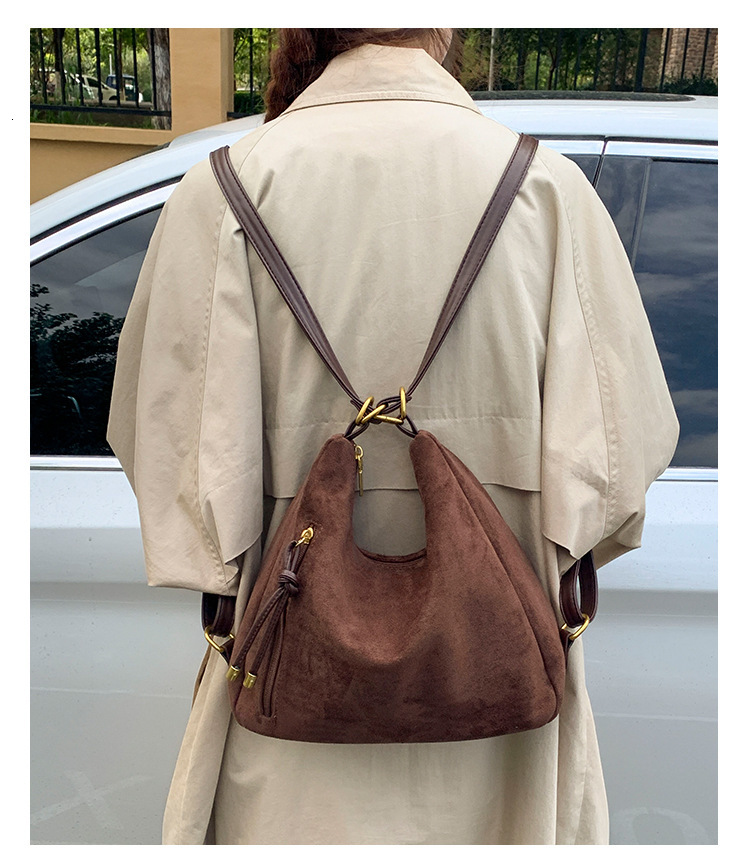 Fashion handbag large capacity fashionable trendy simple Japanese and Korean casual bag women s shoulder bag backpack designer bag Luxury bag Designer