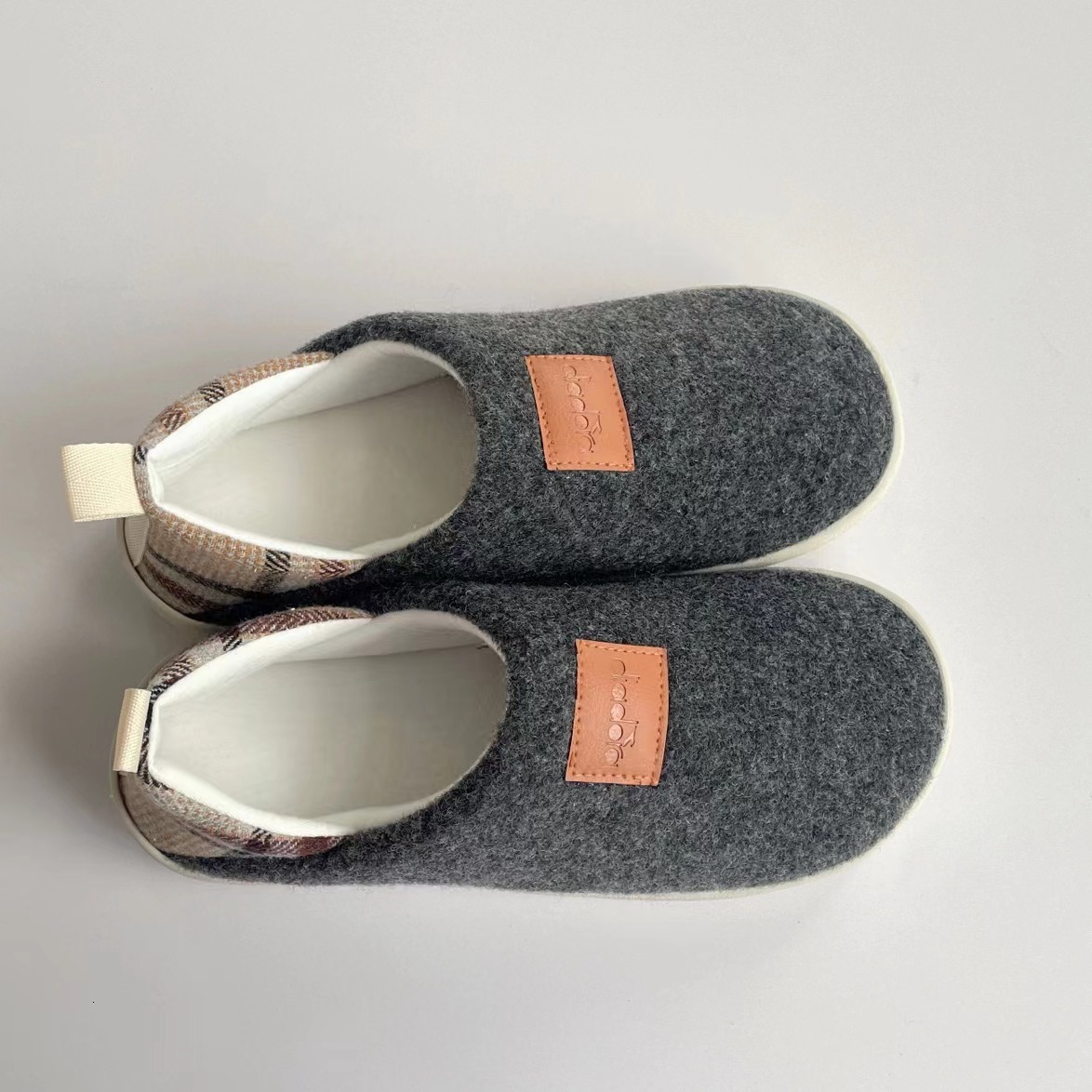 Autumn Winter Felt Home Wearable Maternity Cotton Elderly Shoes Warm Breathable Men's Slippers Four Seasons Style ddmymarket