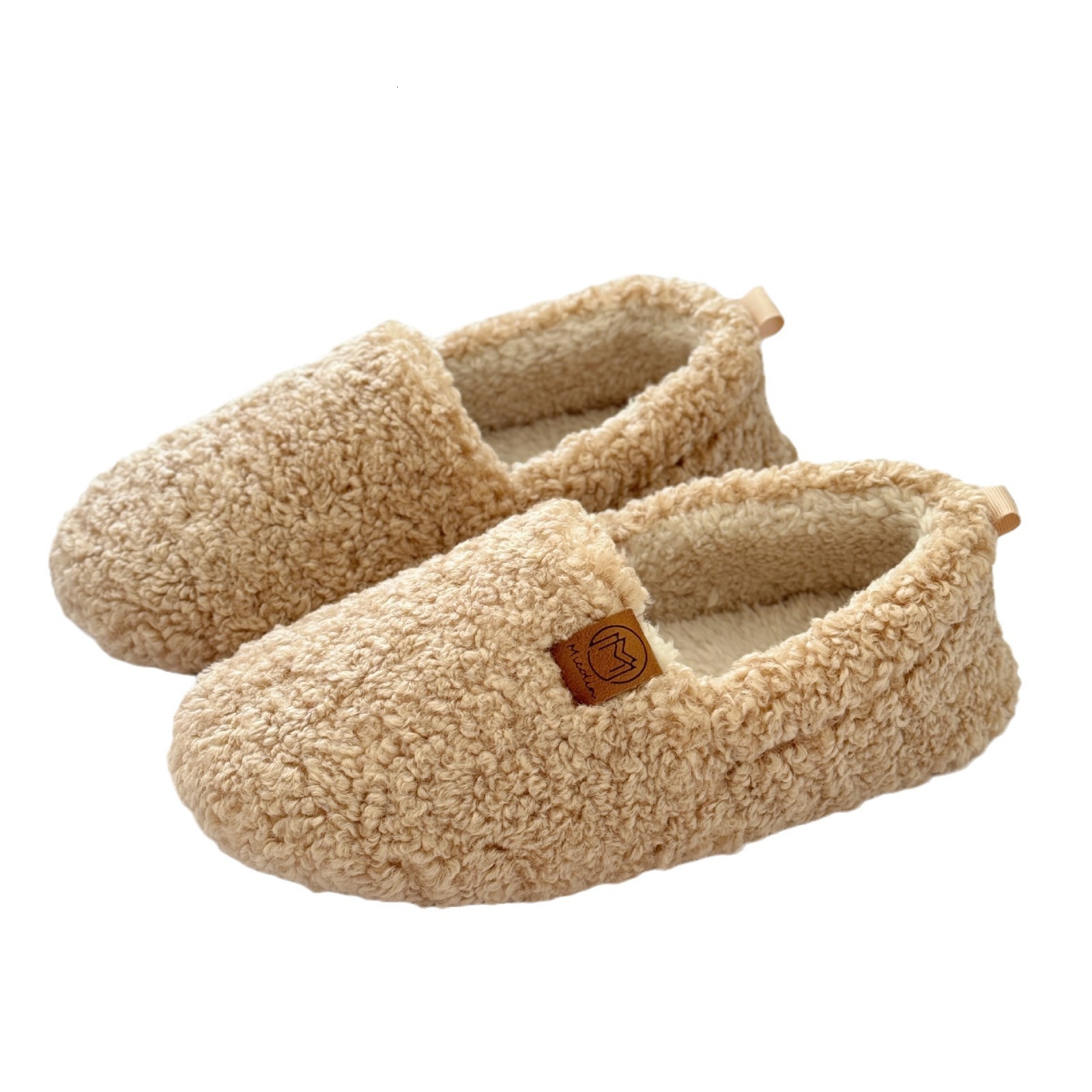 Memory Foam Warm Feet Thickened Fleece Adult Winter Cotton Slippers Maternity Shoes ddmymarket
