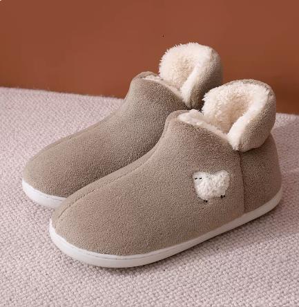 Autumn Winter Full-Coverage Postpartum Non-Slip Warm Home Wearable Shoes Cute Toy Cotton Slippers ddmymarket