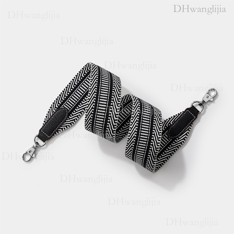 DH Luggage Accessories Fashion Classic Style Woven Wide Kelly Evelyn Single Shoulder Crossbody Bag Replacement Strap