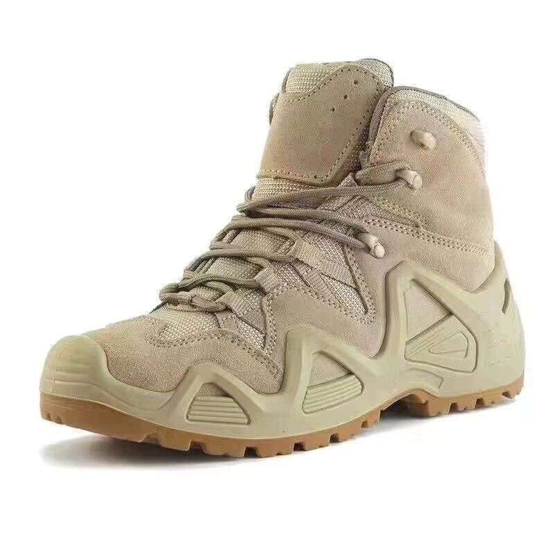 Russian Combat Boots Waterproof Non-Slip Rubber Outsole Hiking Camouflage Outdoor Wear-Resistant Kevlar Tactical Shoes 2f