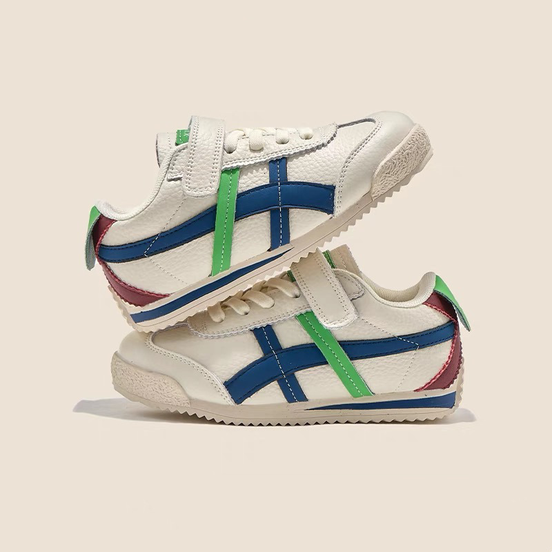 New leather children's shoes Spring and Autumn new girls' sports shoes Baby white shoes Boys' sports shoes Anti slip versatile trendy s