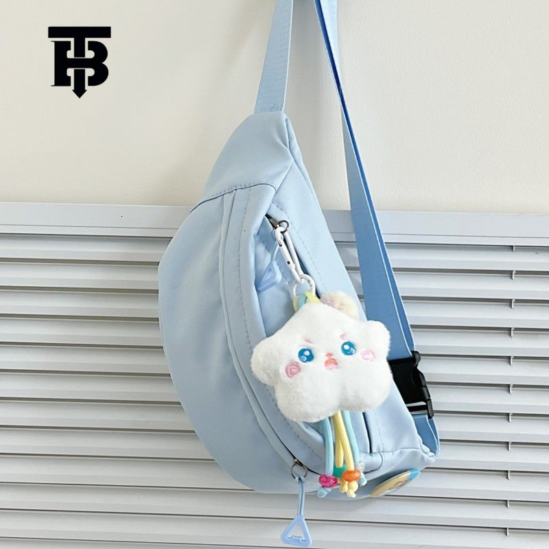 TB BHULAMTE Designer Bag 2025 Luxury Bag New Dopamine Women's Bag Casual Simple Crossbody Bag Sports Chest Bag Niche Versatile Ins Japanese Style