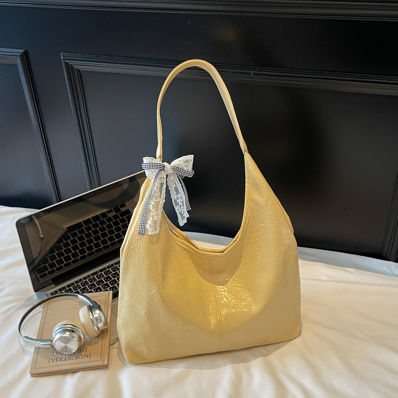 2025 new casual and elegant large capacity shoulder bag, simple and high-end shopping and commuting crossbody bag, student fashionable and lightweight