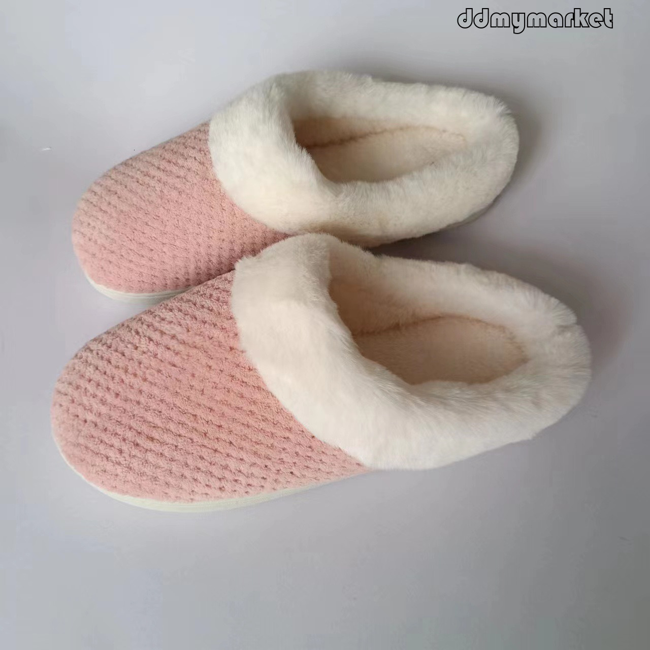 Pineapple Grid Cotton Slippers Size ddmymarket