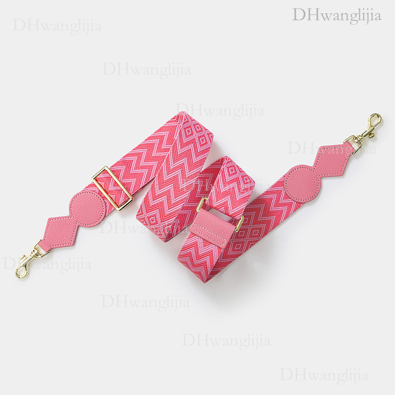 DH Luggage Accessories Live Adjustable Length Wide Style Single Shoulder Crossbody Bag Replacement Strap