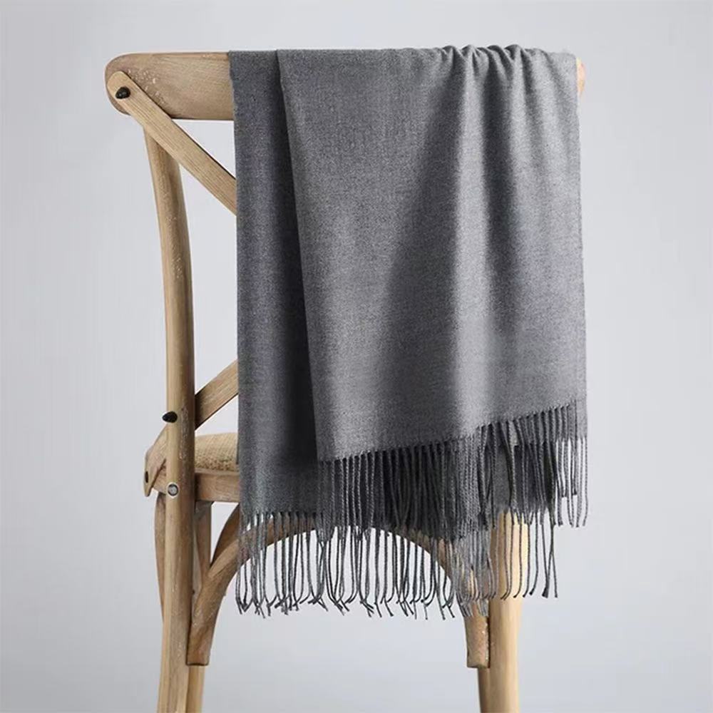 T1867 New Winter Style Solid Color Cashmere Scarf/Wrap, Korean Style, Unisex, Suitable for All Occasions