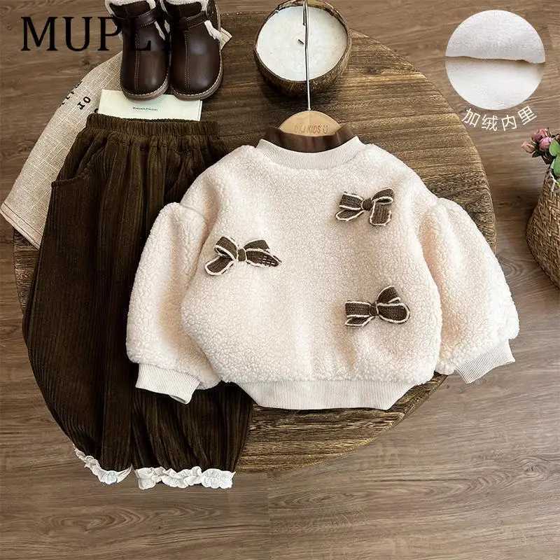 2Pcs Children Clothing Set Girl Casual Clothes Kids Fashion Coat And Pants Baby Autumn Winter Tracksuits L2509266W7S