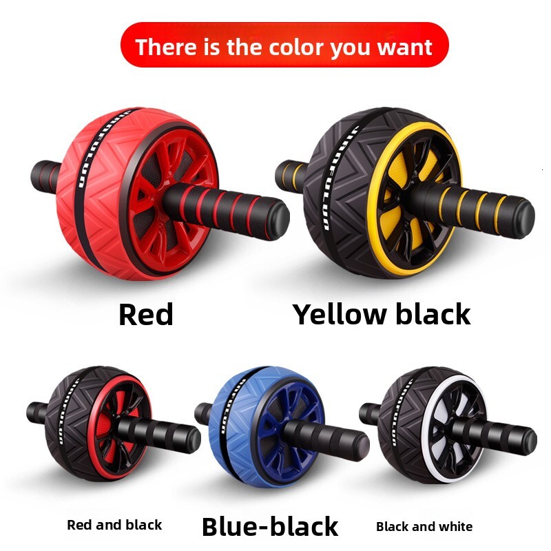 Muscle Giant Silent Abdominal Trainer Exercise Fiess Wheel for Men and Women