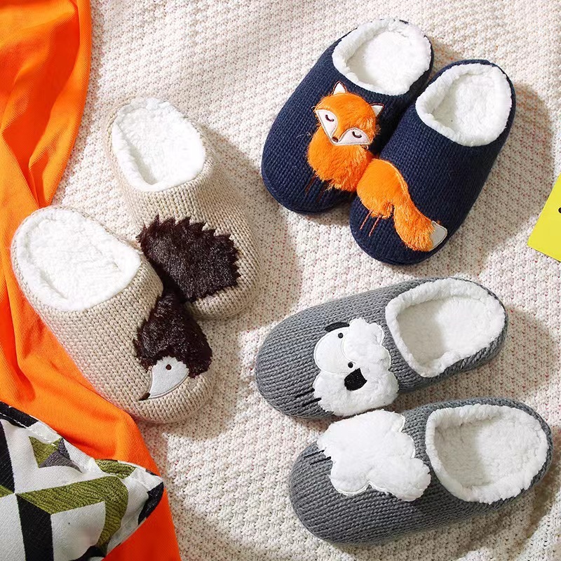 Winter New Cotton for Women, Moon Clock Couple Indoor Warm Slippers ddmymarket
