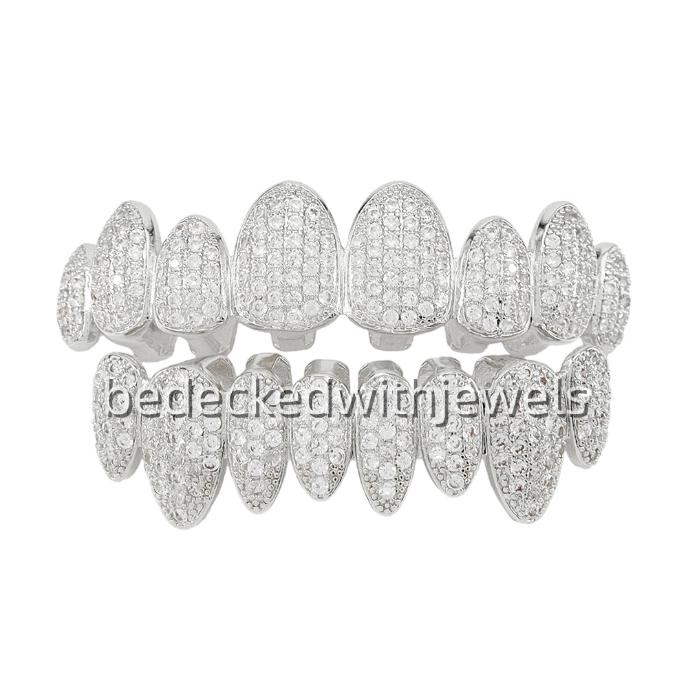 halloween golden iced out TOPBLING Custom Moissanite Grills - VVS Grade with Options for Gold & Silver Plate Finish | Men's Hip-Hop Jewelry 18K G