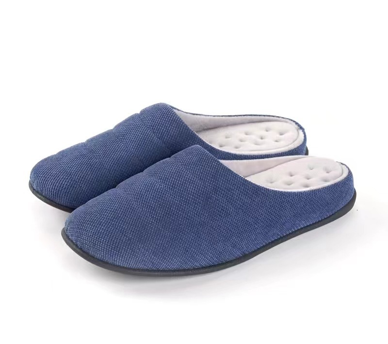 Nordic Style Memory Foam Injection Craft Men's Cotton Slippers ddmymarket