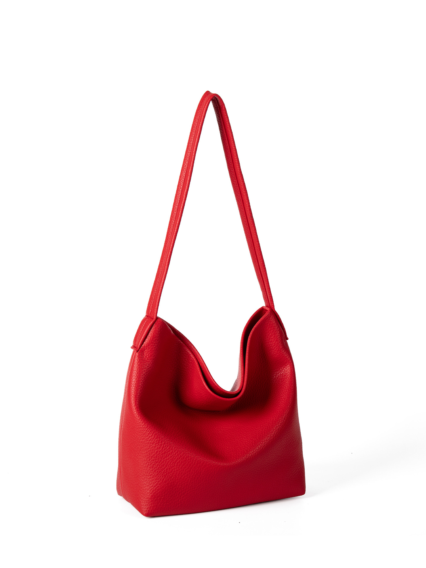 2025 Hot New Style Versatile Large-Capacity Tote Bag For Women With Niche Design Soft Leather Material Korean Version Single-Shoulder Simple And Trend